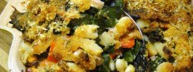 White Bean and Collard Green Gratin: Part of a Southern Christmas Dinner